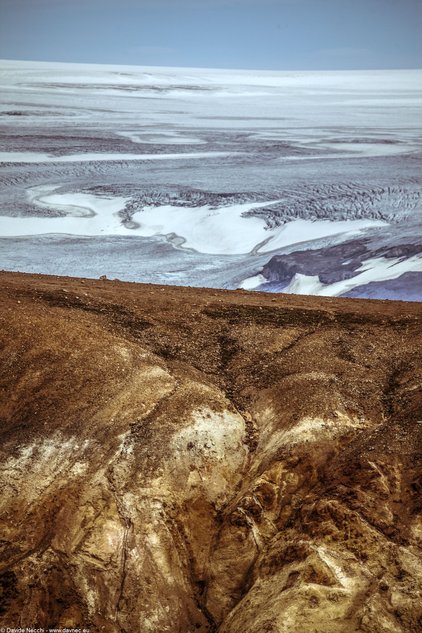 il Langjökull in distanza visto dal Kerlingarfjöll