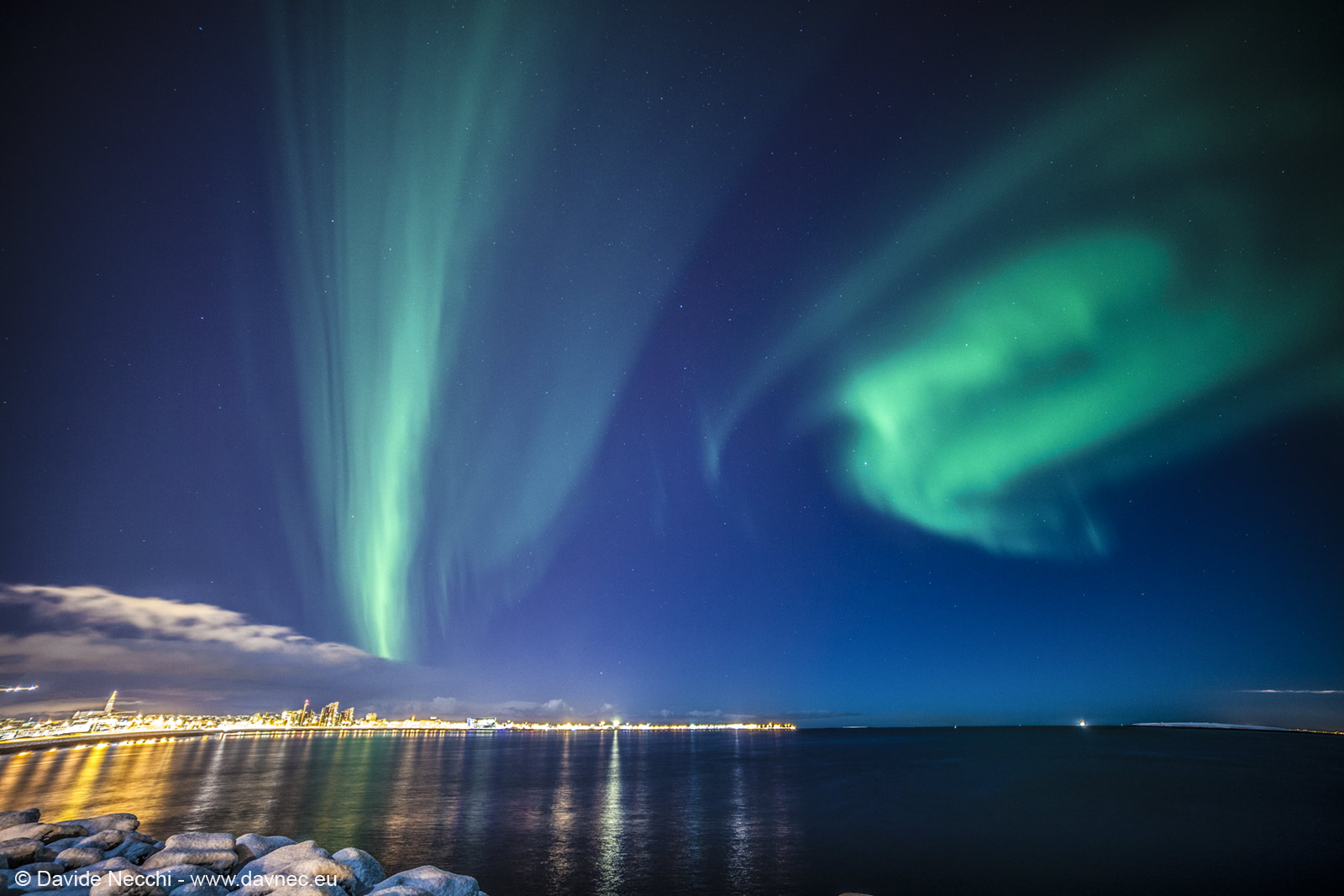 Aurora Boreale a Reykjavik